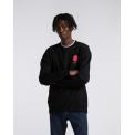 Sudadera Japanese Sun Sweat Black Garment Washed Negra