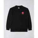 Sudadera Japanese Sun Sweat Black Garment Washed Negra