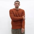 Jersey Far Afield Ribbed Knit (Alpaca Mix - Cedar Red)