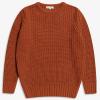 Jersey Far Afield Ribbed Knit (Alpaca Mix - Cedar Red)