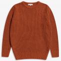 Jersey Far Afield Ribbed Knit (Alpaca Mix - Cedar Red)