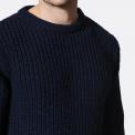 Jersey Far Afield Hamish Ribbed Knit Carbon