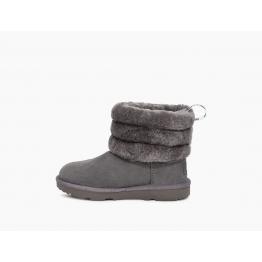 Bota K Fluff Mini Quilted Charcoal