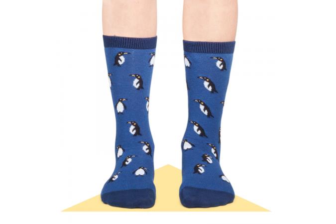 Calcetines Kids Penguins Blue