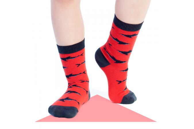 KIDS SHARKS RED