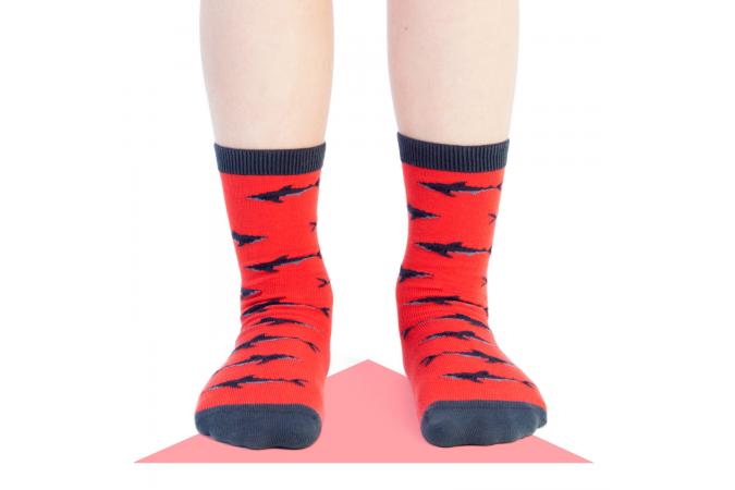 KIDS SHARKS RED