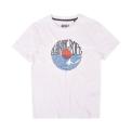 LINE UP TEE JR W00 WHITE