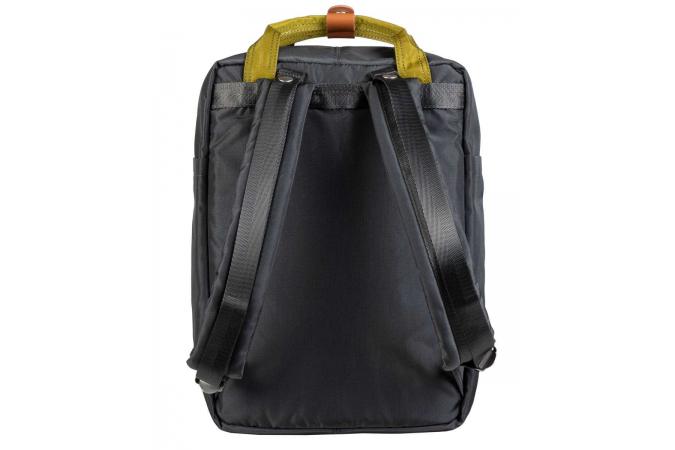 Mochila Macaroon Glossy Blocking Charcoal Olive