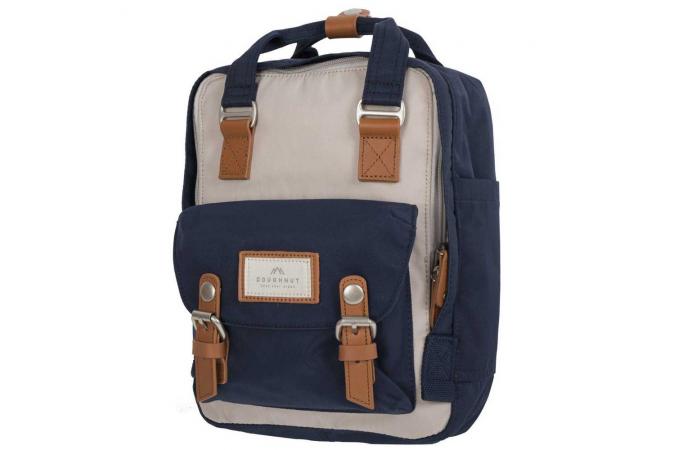 Mochila Macaroon Mini Ivory Navy