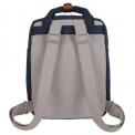 Mochila Macaroon Mini Ivory Navy