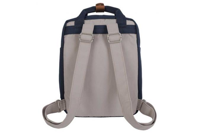 Mochila Macaroon Mini Ivory Navy