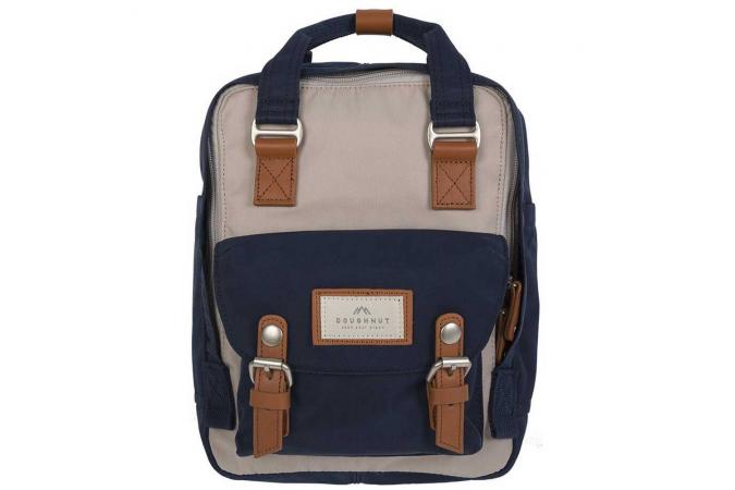 Mochila Macaroon Mini Ivory Navy
