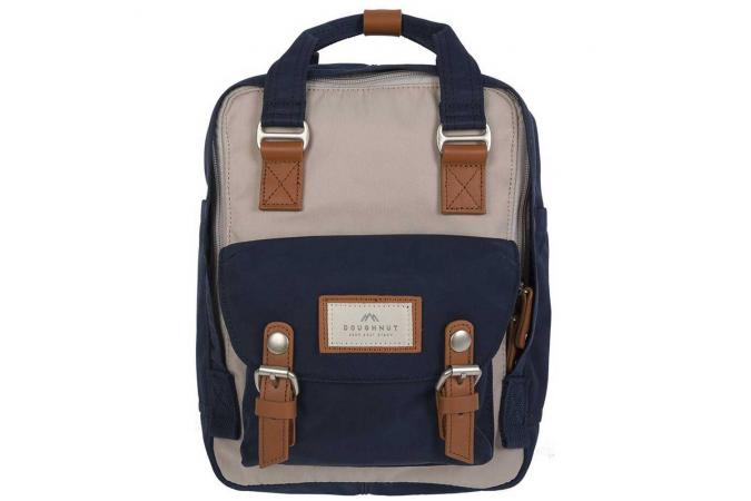 Mochila Macaroon Mini Ivory Navy