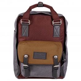 Mochila Macaroon Space Series Brown X Charcoal