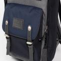 Mochila Macaroon Space Series Charcoal X Nautical