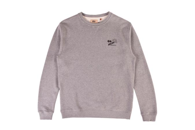 MALIBU CREW JR HEATHER GREY