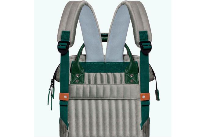 Mochila Cabaia Calcutta Green Small Terciopelo