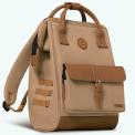 Mochila Cabaia Kuala Lumpur Cream x Camel Leather M