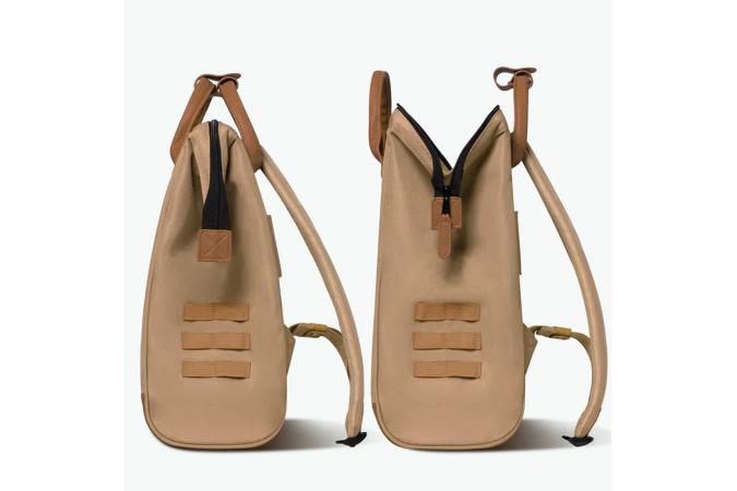 Mochila Cabaia Kuala Lumpur Cream x Camel Leather M