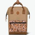 Mochila Cabaia Kuala Lumpur Cream x Camel Leather M