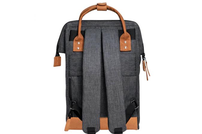 Mochila Cabaia Londres Medium (Gris oscura / marrón)