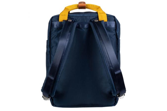 Mochila Macaroom Glossy Blocking Series Navy x Khaki