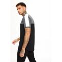 Camiseta Panel Block T.Shirt Negro/Antracita/Blanco