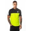 PANEL BLOCK T-SHIRT LIME GREEN, BLACK&WHITE