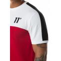 Camiseta Panel Block T-Shirt Ski Patrol Rojo/Blanco/Negro