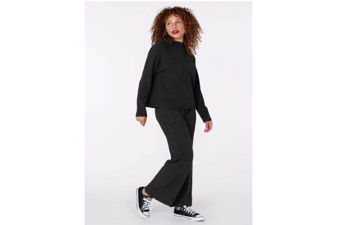 Pantalon Bobi Wide Leg Pant Black