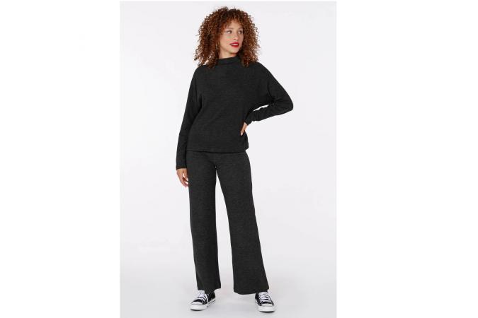 Pantalon Bobi Wide Leg Pant Black