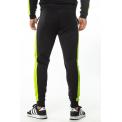 Pantalones Dot Fade Panelled Poly Track Pants - Black/Lime Green/White