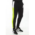 Pantalones Dot Fade Panelled Poly Track Pants - Black/Lime Green/White