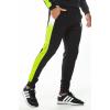 DOT FADE PANELLED POLY TRACK PANTS BLACK,LIME GREEN,WHITE