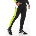 DOT FADE PANELLED POLY TRACK PANTS BLACK,LIME GREEN,WHITE