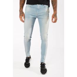 Pantalones Essential Super Stretch Distressed Skinny Fit Indigo Suave