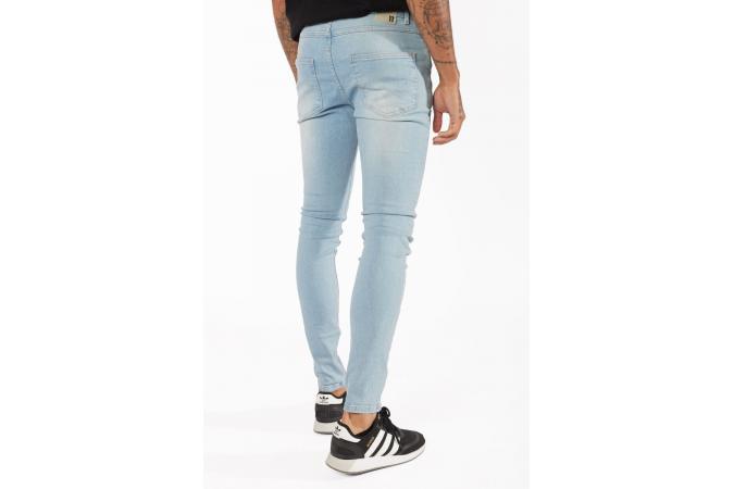 ESSENTIAL SUPER STRETCH JEANS SKINNY FIT STONE WASH