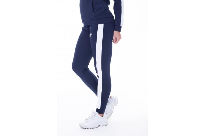 PANEL POLY TRACK PANTS NAVY/WHITE