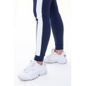 PANEL POLY TRACK PANTS NAVY/WHITE