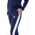 PANEL POLY TRACK PANTS NAVY/WHITE