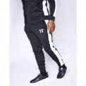 POLY PANEL TRACK PANT BLACK AND WHITE