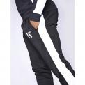 POLY PANEL TRACK PANT BLACK AND WHITE