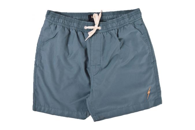 Plain Turtle Boardshort Bluestone