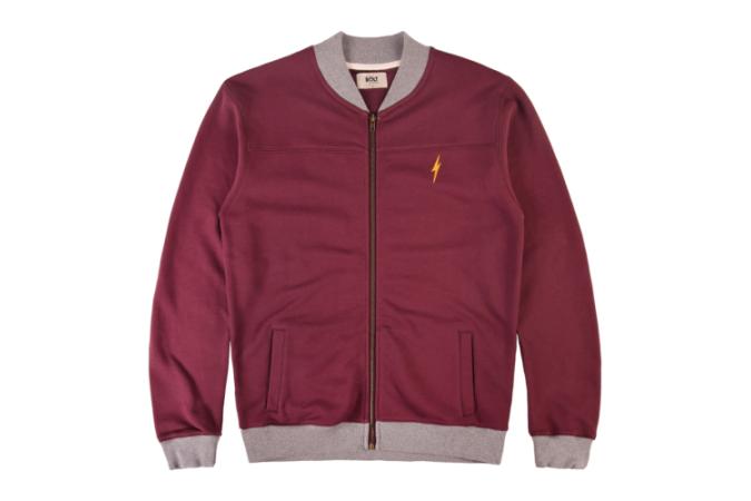 Sudadera Pure Fleece Bomber Fig