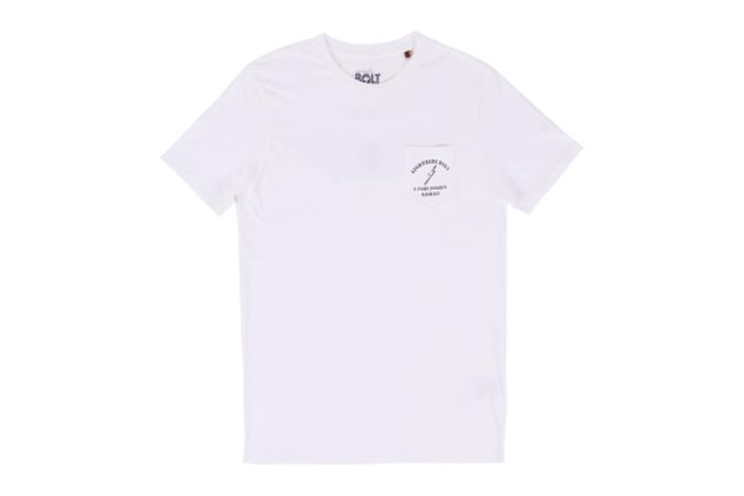 Camiseta Pure Source Hawaii Pocket Tee Egret