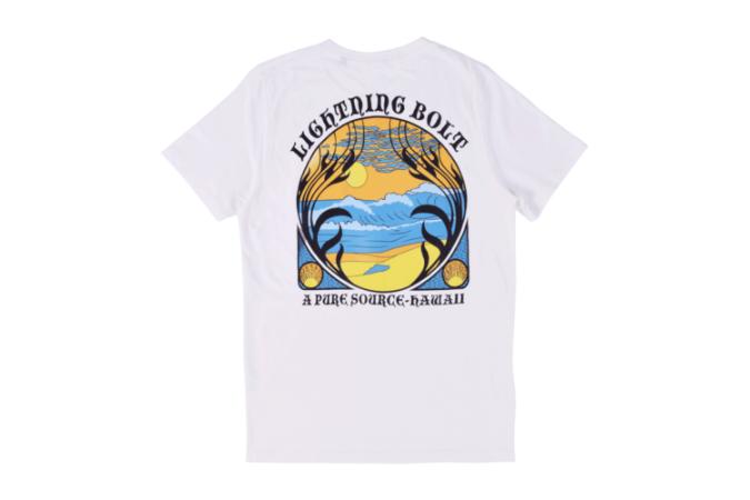 PURE SOURCE HAWAII SS POCKET TEE W03 EGRET