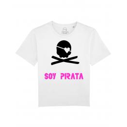 Camiseta Soy Pirata Blanco
