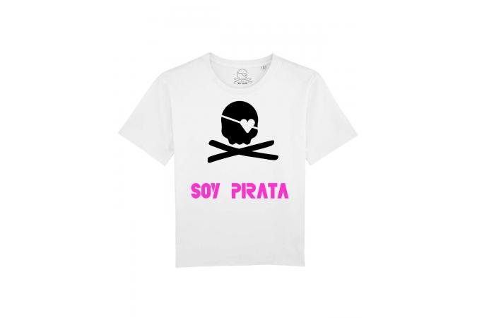 Camiseta Soy Pirata Blanco