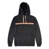 STRIPE FLEECE HOODIE G55 DARKEST SPRUCE