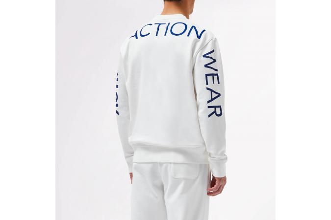 Sudadera Autry SWIM 1571 Iconic Man Flock Blanca